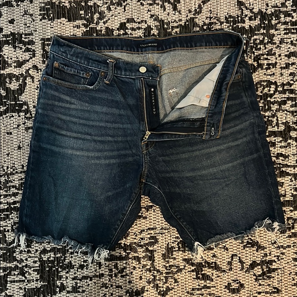 Lucky Brand Blue Jean Shorts Classic Cut-Off Style